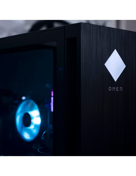OMEN by HP 25L GT14-0004nl AMD Ryzen™ 7 5700G 16 GB DDR4-SDRAM 1 TB SSD AMD Radeon RX 6700 XT Windows 11 Home Tower PC Nero