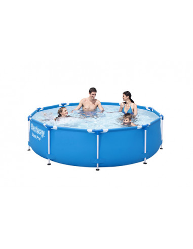 Bestway Steel Pro 56677 piscina fuori terra Piscina con bordi Piscina rotonda 4678 L Blu