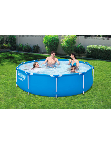 Bestway Steel Pro 56677 piscina fuori terra Piscina con bordi Piscina rotonda 4678 L Blu