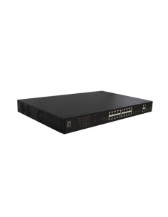 LevelOne FGP-2031 switch di rete Non gestito Fast Ethernet (10/100) Supporto Power over Ethernet (PoE) 1U Nero