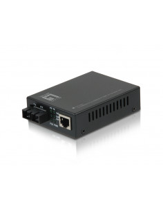 LevelOne FVT-2001 convertitore multimediale di rete 100 Mbit/s 1310 nm Modalità multipla Nero