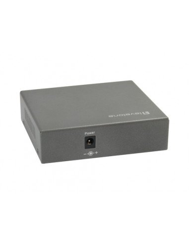 LevelOne GEP-0523 switch di rete Gigabit Ethernet (10/100/1000) Supporto Power over Ethernet (PoE) Nero