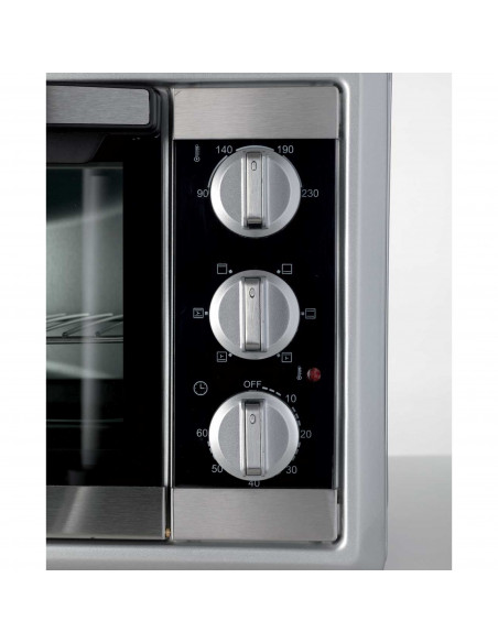Ariete 984 Forno Elettrico Ventilato 25 litri - Bon Cuisine 250 - Doppio vetro - Temperatura max 230° - 1500 Watt - 6 posizioni