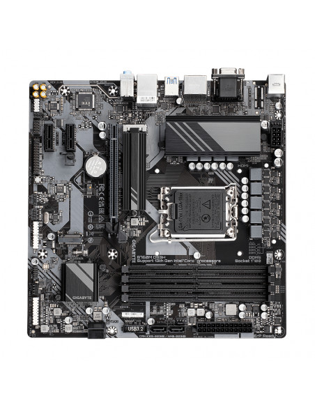 GIGABYTE B760M DS3H Scheda Madre - Supporta processori Intel Core 14ª generazione, VRM digitale a 6+2+1 fasi, fino a 7600MHz DD