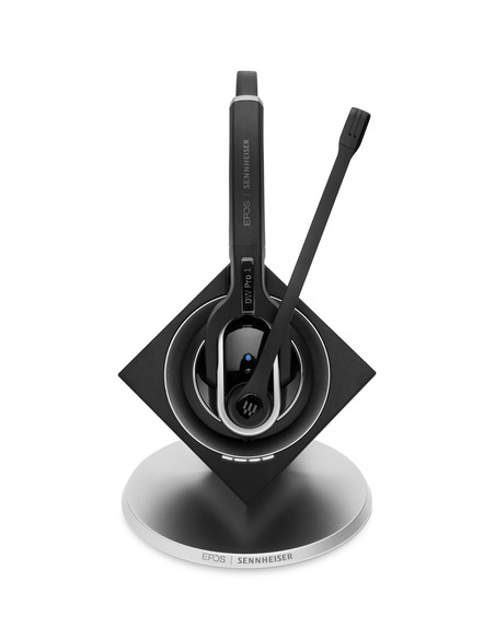 EPOS | SENNHEISER IMPACT DW Pro 1 PHONE - EU Auricolare Wireless A Padiglione Ufficio Nero, Argento