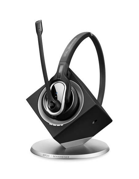 EPOS | SENNHEISER IMPACT DW Pro 1 PHONE - EU Auricolare Wireless A Padiglione Ufficio Nero, Argento