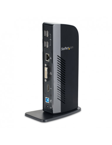 StarTech.com Docking station Universale USB 3.0 per laptop DVI HDMI - Dual-Monitor con Ethernet audio