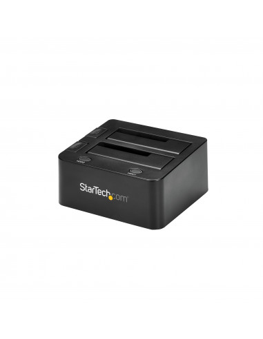 StarTech.com Docking Station USB 3.0 per doppio Hard Disk SSD / SATA da 2.5" / 3.5" con UASP