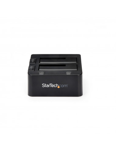 StarTech.com Docking Station USB 3.0 per doppio Hard Disk SSD / SATA da 2.5" / 3.5" con UASP