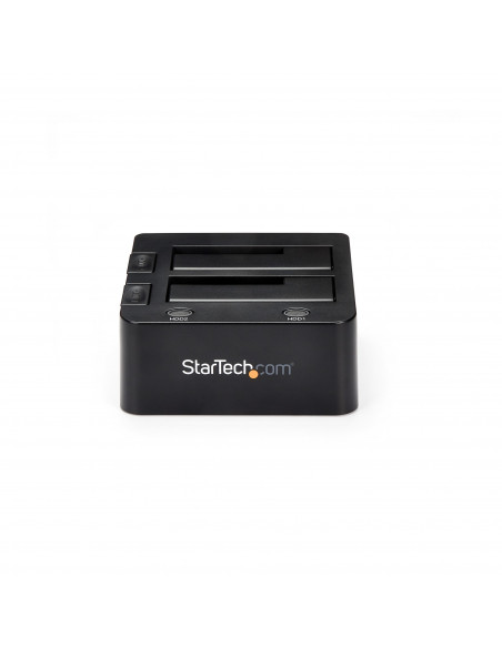 StarTech.com Docking Station USB 3.0 per doppio Hard Disk SSD / SATA da 2.5" / 3.5" con UASP
