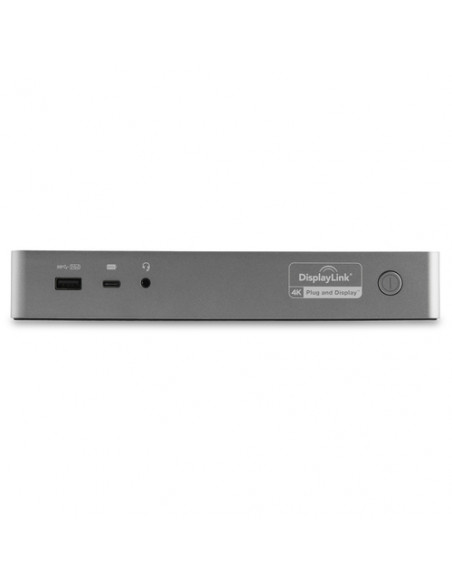 StarTech.com Docking station USB-C e USB-A - Docking station universale per portatili, doppio 4K DP e HDMI, 100W PD, Mac/Windows