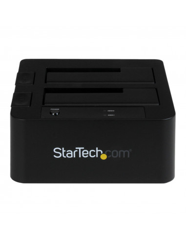 StarTech.com Docking Station USB 3.0 per doppio Hard Disk SATA / eSATA SSD da 2,5"/3,5" con UASP