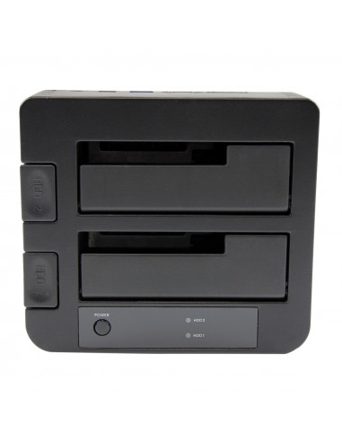 StarTech.com Docking Station USB 3.0 per doppio Hard Disk SATA / eSATA SSD da 2,5"/3,5" con UASP
