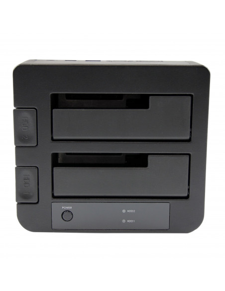 StarTech.com Docking Station USB 3.0 per doppio Hard Disk SATA / eSATA SSD da 2,5"/3,5" con UASP