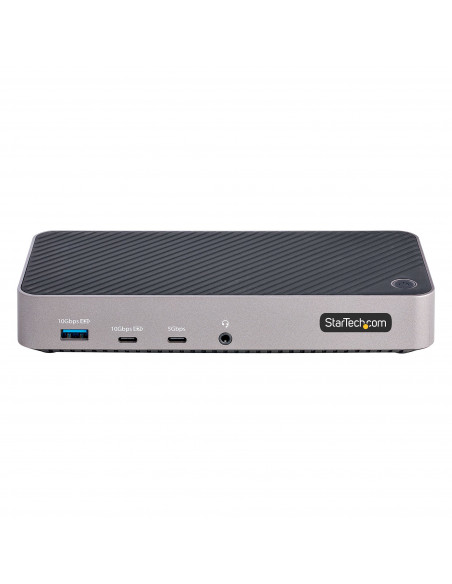 StarTech.com Docking station USB-C per Tre Monitor - Dock USB C Triplo HDMI/DP 4K - Hub USB a 5 Porte - GbE - PD 100W - Docking 