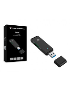 Conceptronic BIAN02B lettore di schede USB 3.2 Gen 1 (3.1 Gen 1) Type-A Nero 2