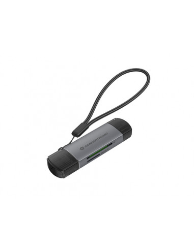 Conceptronic BIAN05G lettore di schede USB 3.2 Gen 1 (3.1 Gen 1) Type-A/Type-C Grigio