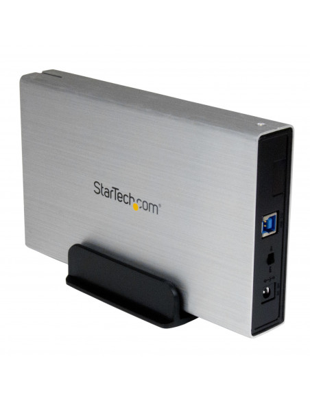 StarTech.com Enclosure per dischi rigidi esterni SATA III 3,5" USB 3.0 con UASP color argento– HDD esterno portatile