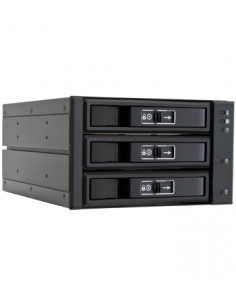 Chieftec CBP-2131SAS pannello drive bay Pannello portante Nero