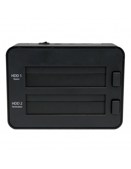 StarTech.com Dock duplicatore USB 3.0 a HD - Duplicatore di dischi rigidi/HDD indipendente Clonatore ed Eraser