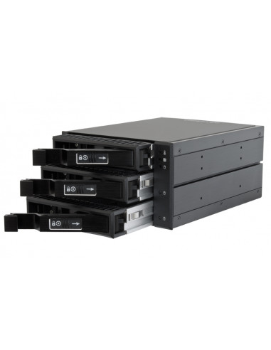 Chieftec CBP-2131SAS pannello drive bay Pannello portante Nero