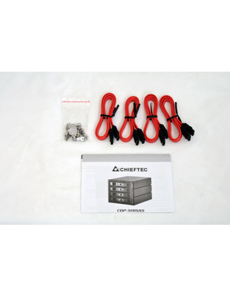 Chieftec CBP-3141SAS pannello drive bay Nero