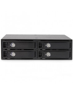 StarTech.com Backplane mobile per rack hot-swap 5,25" a 4 alloggiamenti HDD SATA/SAS da 2,5" - 6 Gbps 2