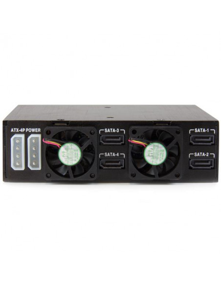 StarTech.com Backplane mobile per rack hot-swap 5,25" a 4 alloggiamenti HDD SATA/SAS da 2,5" - 6 Gbps