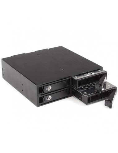 StarTech.com Backplane mobile per rack hot-swap 5,25" a 4 alloggiamenti HDD SATA/SAS da 2,5" - 6 Gbps