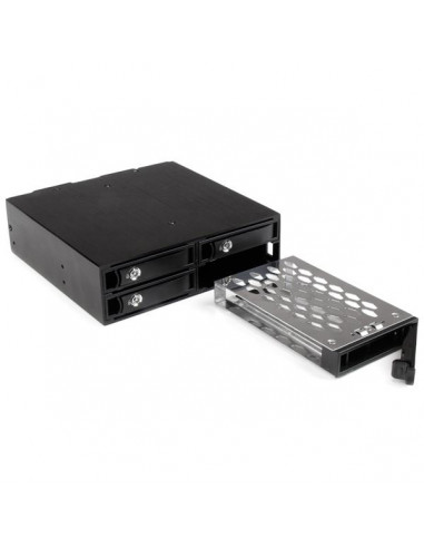 StarTech.com Backplane mobile per rack hot-swap 5,25" a 4 alloggiamenti HDD SATA/SAS da 2,5" - 6 Gbps