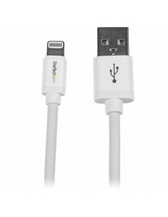 StarTech.com Cavo lungo connettore lightning a 8 pin Apple bianco da 2 m a USB per iPhone / iPod / iPad