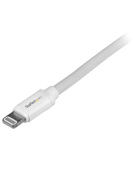 StarTech.com Cavo lungo connettore lightning a 8 pin Apple bianco da 2 m a USB per iPhone / iPod / iPad