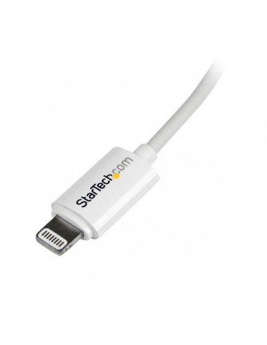 StarTech.com Cavo lungo connettore lightning a 8 pin Apple bianco da 2 m a USB per iPhone / iPod / iPad