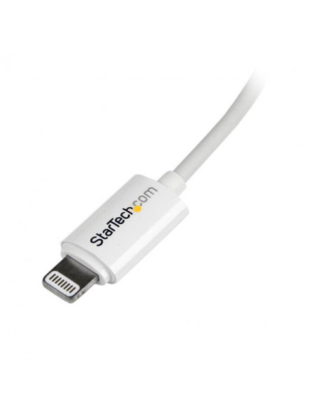 StarTech.com Cavo lungo connettore lightning a 8 pin Apple bianco da 2 m a USB per iPhone / iPod / iPad