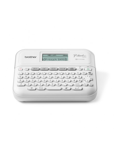 Brother PT-D410 stampante per etichette (CD) Trasferimento termico 180 x 180 DPI 20 mm/s Cablato TZe QWERTY