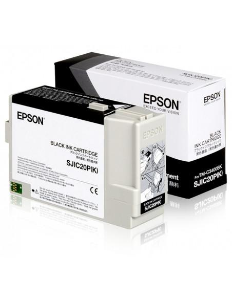 Epson SJIC20P(K) - Ink cartridge for TM-C3400BK (Black)