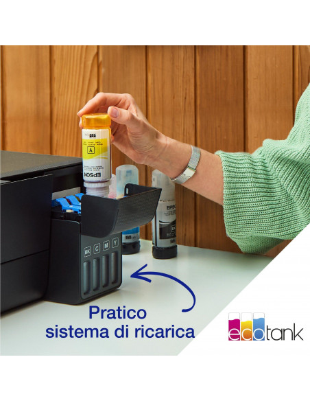 Epson EcoTank ET-2860 Ad inchiostro A4 5760 x 1440 DPI 33 ppm Wi-Fi