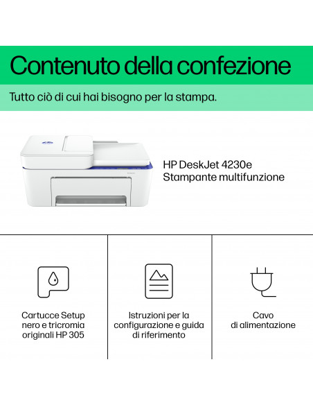 HP Stampante multifunzione DeskJet 4230e