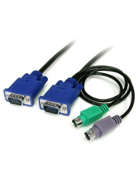 StarTech.com Cavo sottile KVM, PS/2 3 in 1, 1,8 m