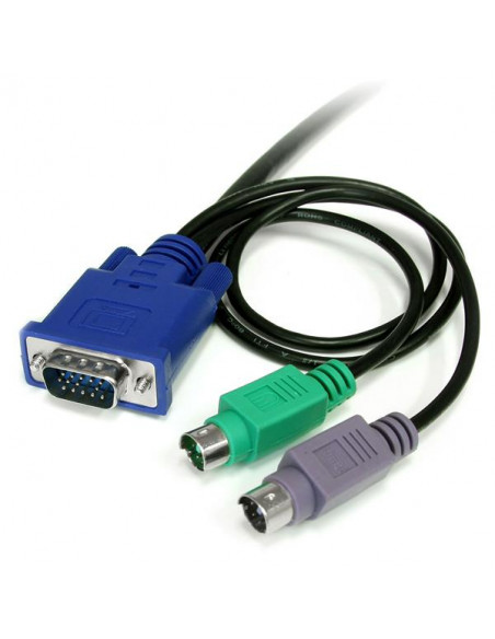 StarTech.com Cavo sottile KVM, PS/2 3 in 1, 1,8 m