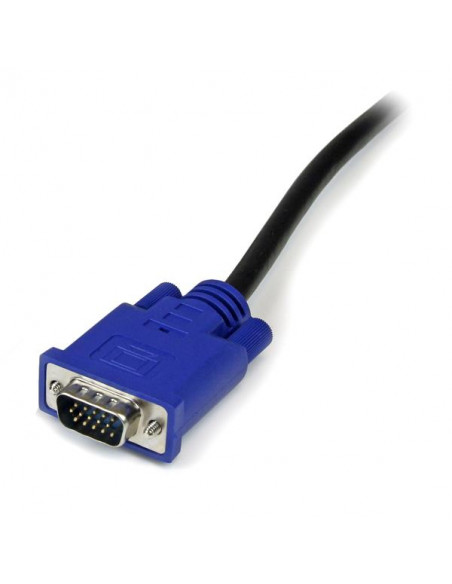 StarTech.com Cavo KVM USB ultra-sottile 2 in 1 4,5 m