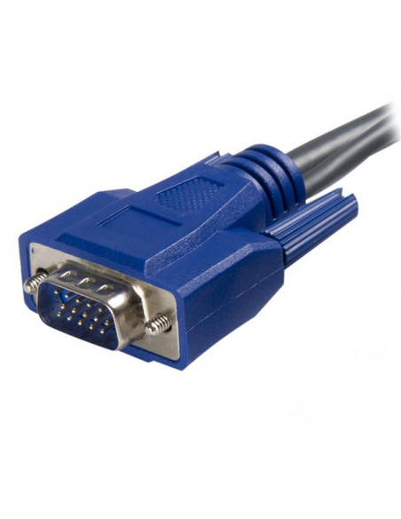 StarTech.com Cavo KVM ultra-sottile VGA USB 2 in 1 3 m