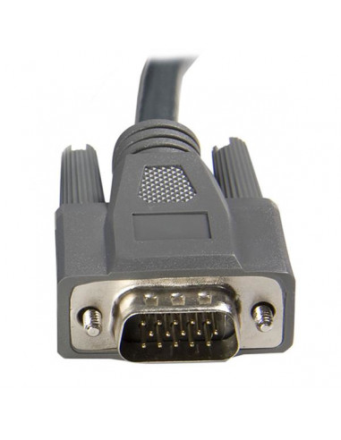 StarTech.com Cavo KVM ultra-sottile VGA USB 2 in 1 3 m