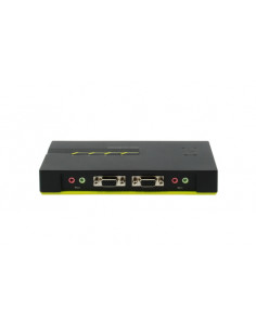 LevelOne KVM-0421 switch per keyboard-video-mouse (kvm) Nero, Verde 2