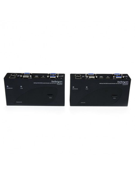 StarTech.com Extender console KVM a doppio VGA USB tramite Cat5 - 200 m