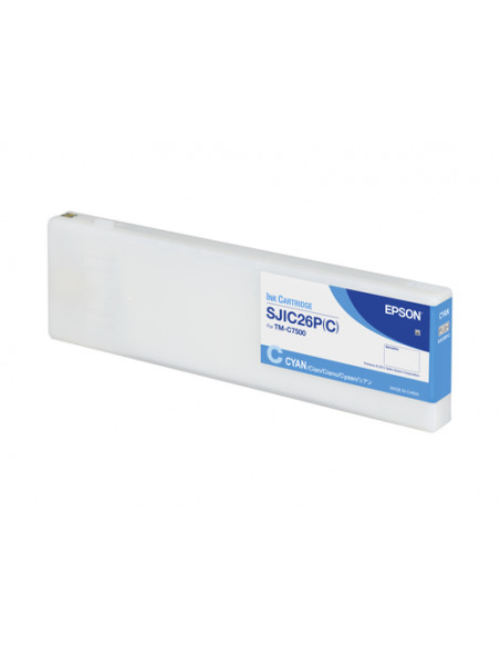 Epson SJIC26P(C): Ink cartridge for ColorWorks C7500 (Cyan)