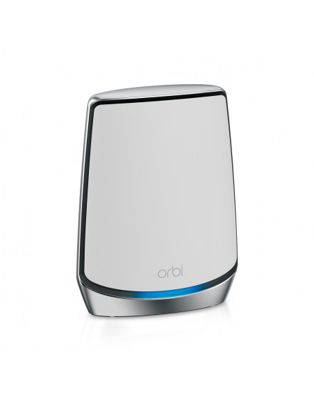 NETGEAR Orbi RBS850 AX6000 WiFi 6 Mesh Sattelite Banda tripla (2.4 GHz/5 GHz/5 GHz) Wi-Fi 6 (802.11ax) Grigio, Bianco 4 Interno