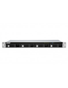 QNAP TR-004U contenitore di unità di archiviazione Box esterno HDD/SSD Nero, Grigio 2.5/3.5" 2