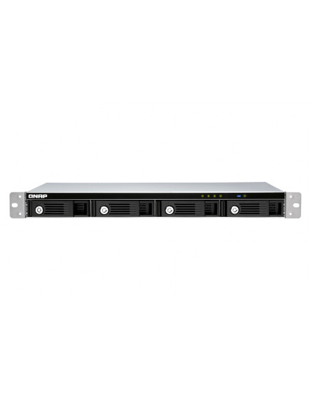 QNAP TR-004U contenitore di unità di archiviazione Box esterno HDD/SSD Nero, Grigio 2.5/3.5"