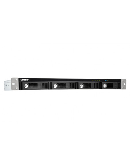QNAP TR-004U contenitore di unità di archiviazione Box esterno HDD/SSD Nero, Grigio 2.5/3.5"